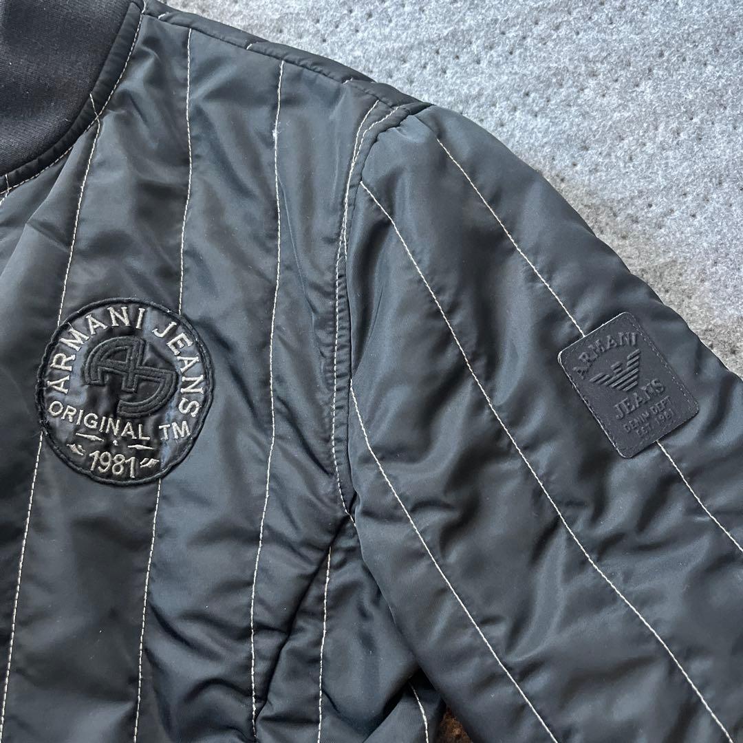 Armani Jeans ブラック ジャンパー