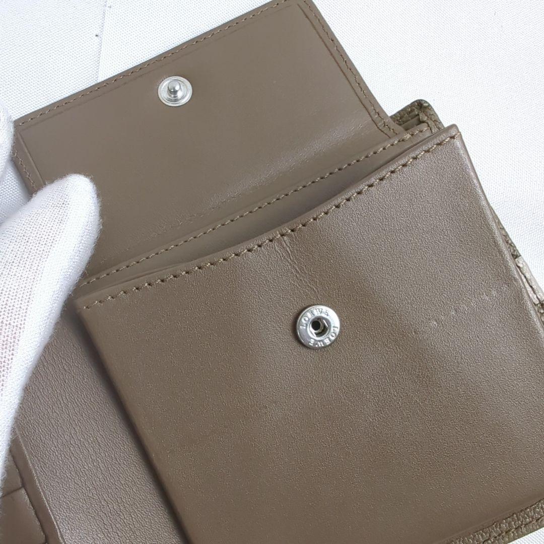 【良品】LOEWE ロエベ アナグラム 二つ折り 財布