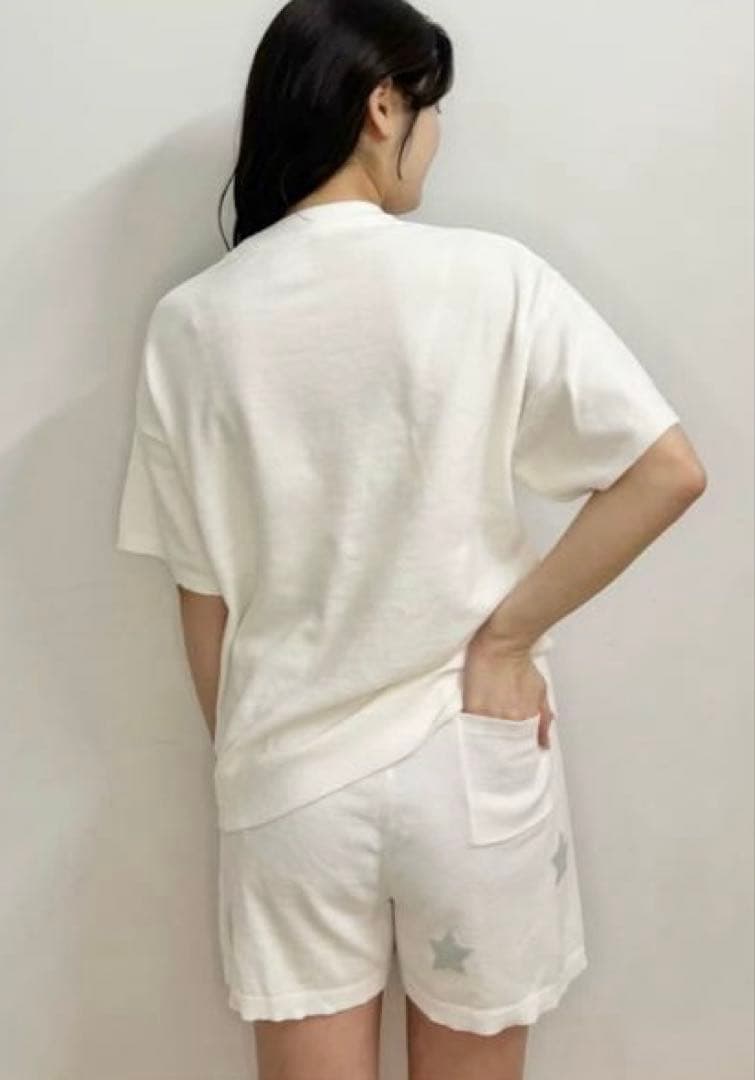 【新品】ジェラートピケ　ポメラニアン柄ジャガードプルオーバー&ショートパンツ