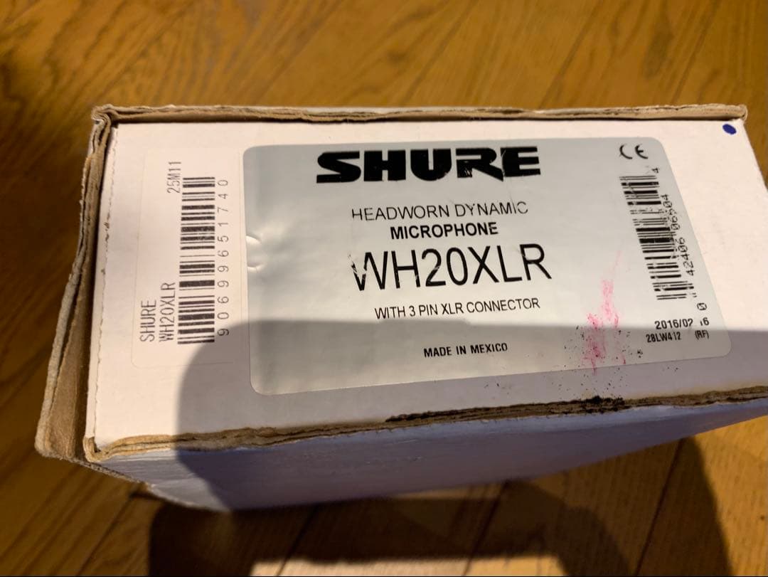 Shure ヘッドセットマイク WH-20