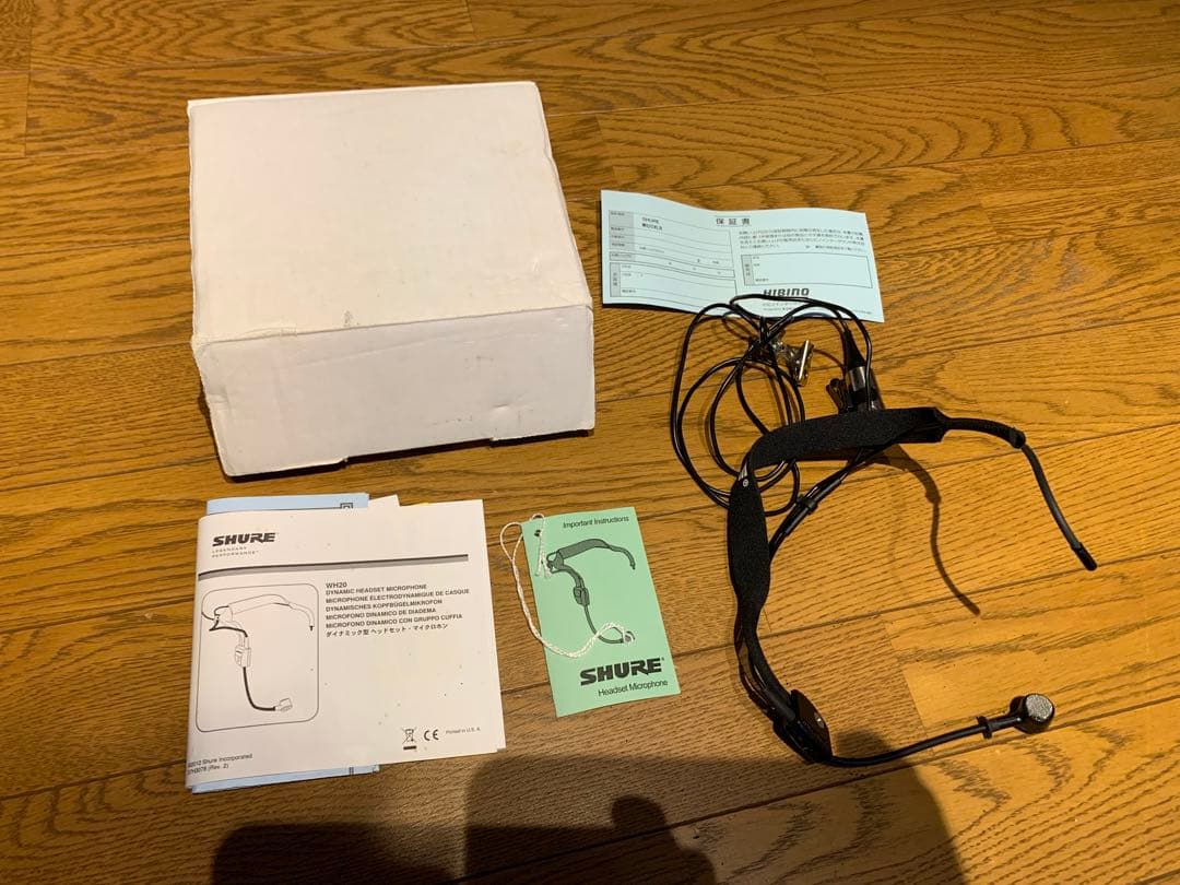 Shure ヘッドセットマイク WH-20