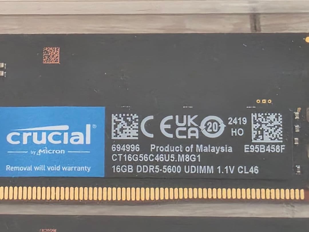 Crucial DDR-5 5600 16GB×2 32GB
