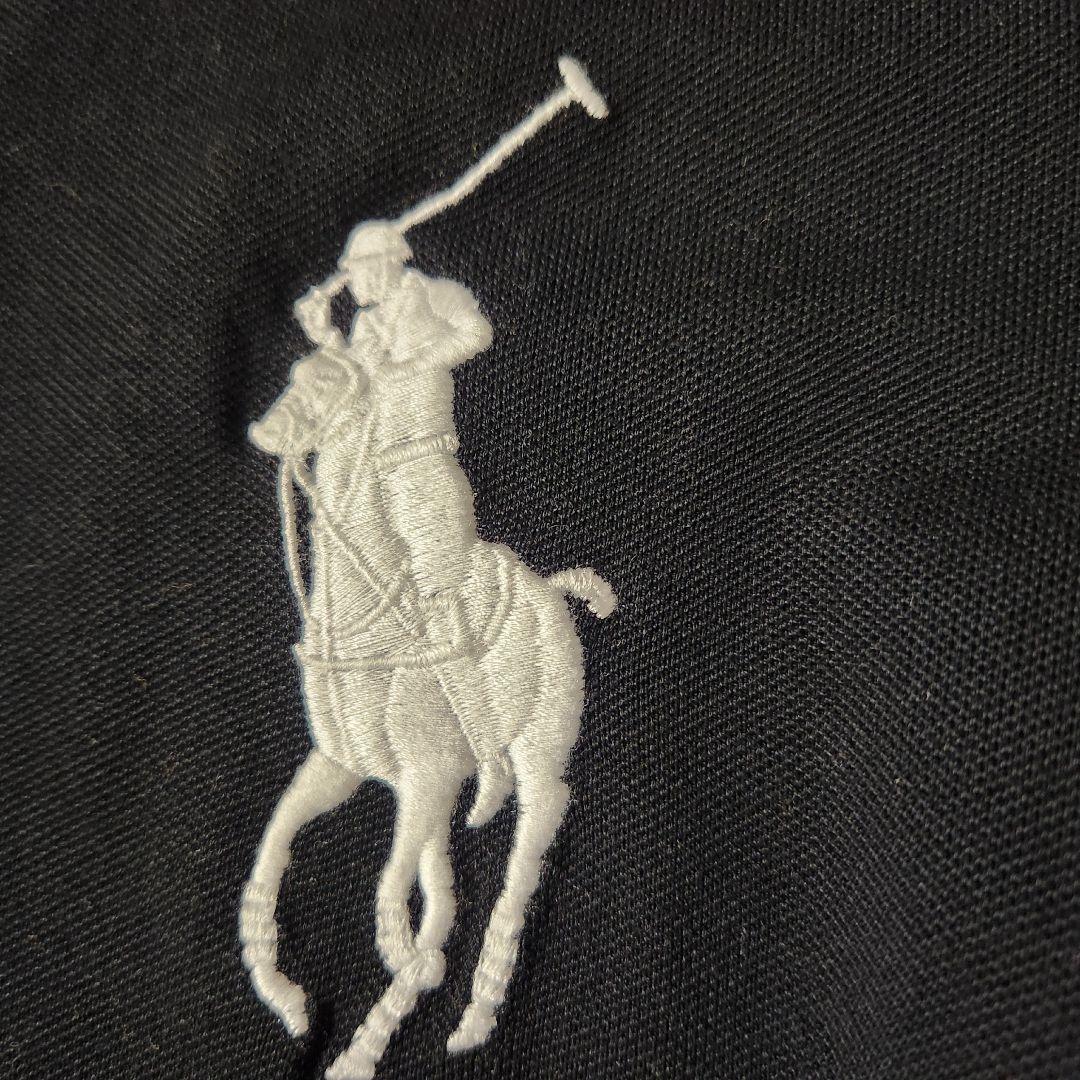 RALPH LAUREN　ラルフローレン　長袖ポロシャツ　黒ブラック
