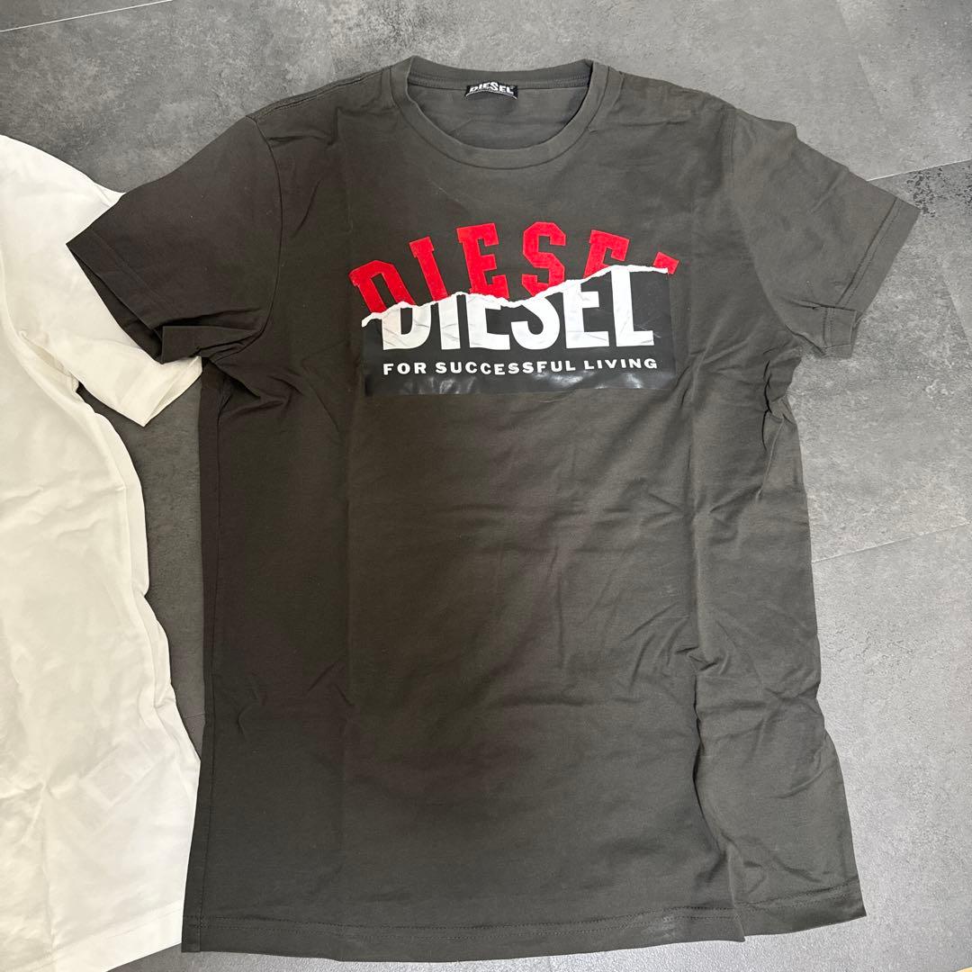 DIESEL Tシャツ 2枚セット ホワイト ブラック
