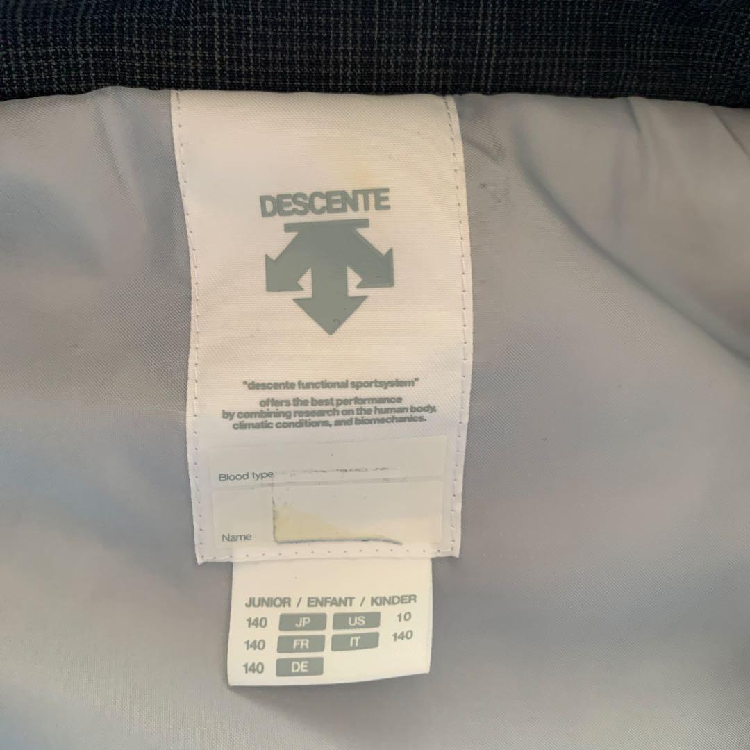 DESCENTE デサント　子ども用スキーウェア　140㎝　水色
