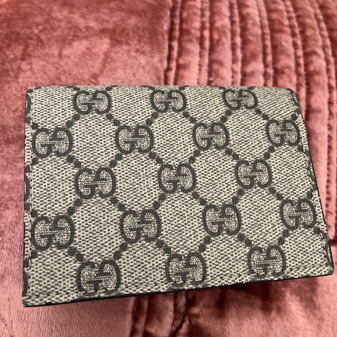 GUCCI チェリー装飾 二つ折り財布