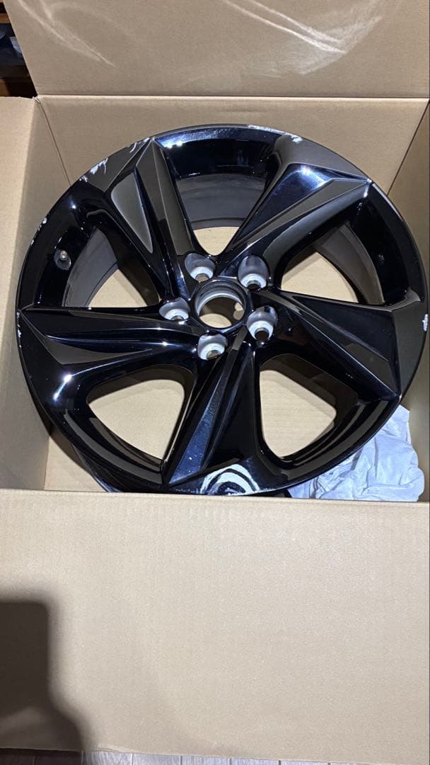 220系クラウン RS Limited 純正18インチ ホイール 1本 ブラック