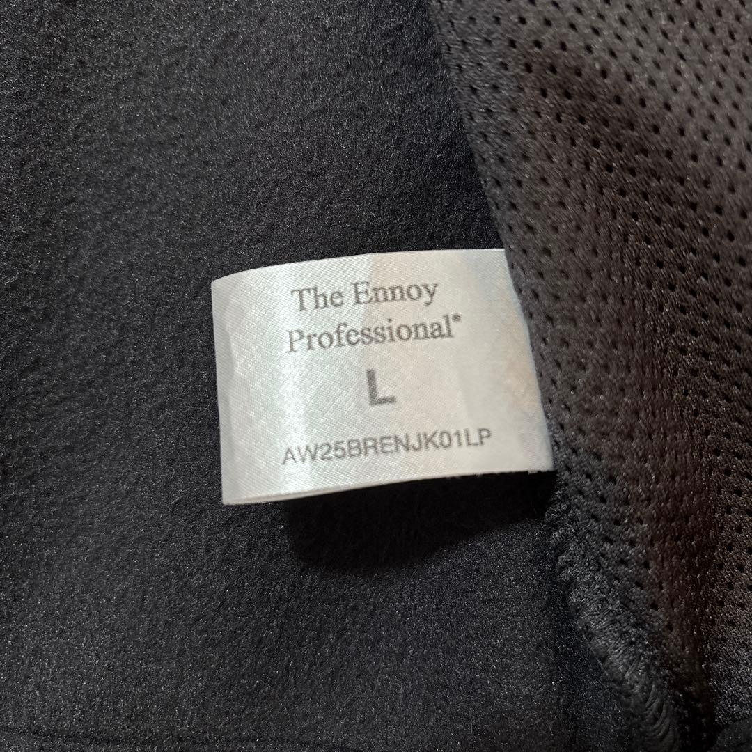 ENNOY PROFESSIONAL FLEECE VEST BLACK 黒　L