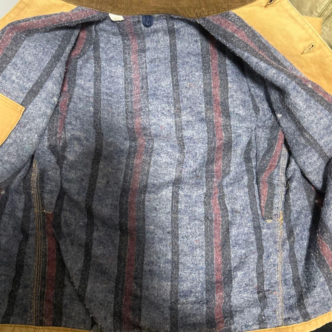 70s Carhartt ベージュ チョアコート　カバーオール