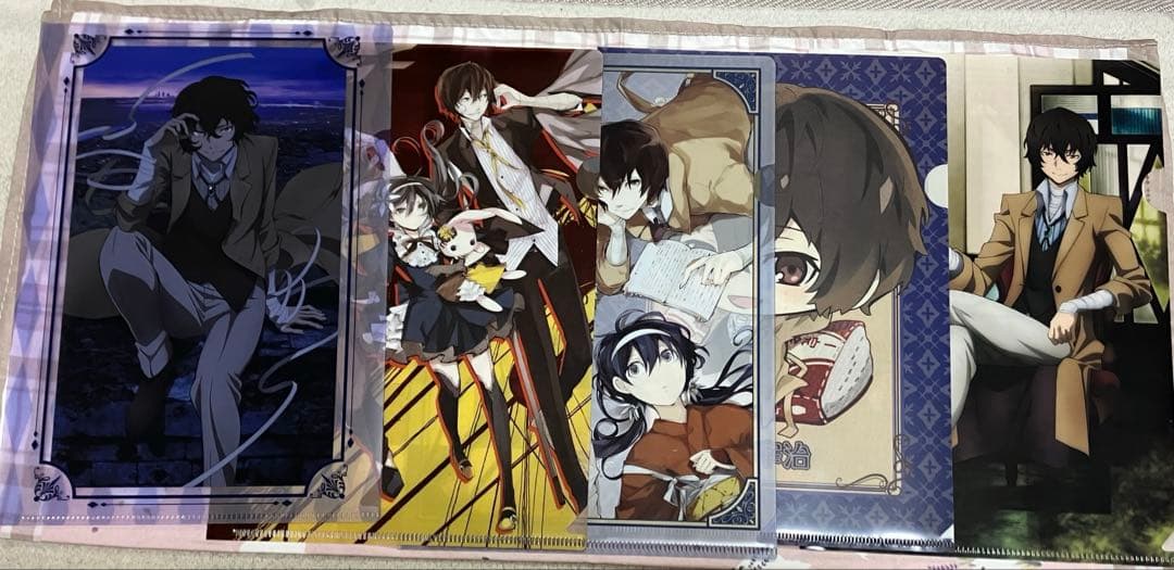 【4枚あり】文豪ストレイドッグス　紙類、クリアファイル