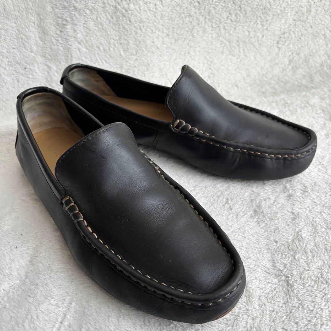 COLE HAAN コールハーン レザー ドライビングシューズ 26㎝ ブラック
