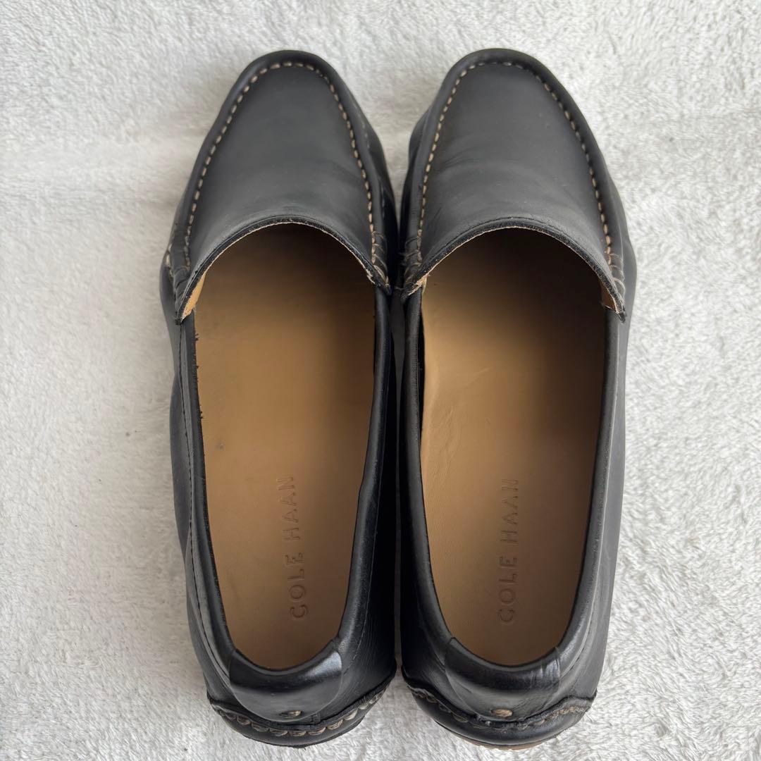 COLE HAAN コールハーン レザー ドライビングシューズ 26㎝ ブラック