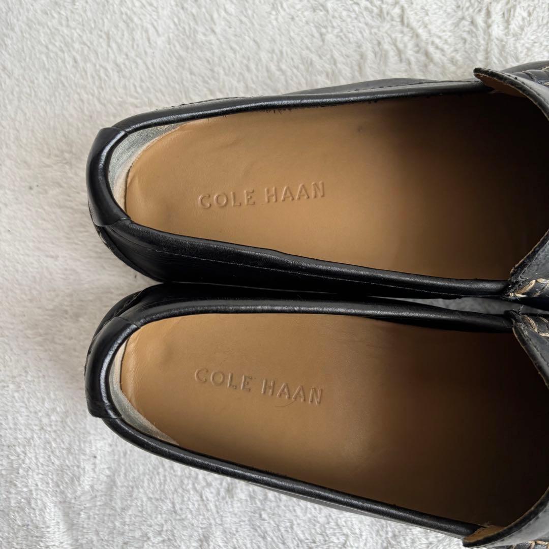 COLE HAAN コールハーン レザー ドライビングシューズ 26㎝ ブラック
