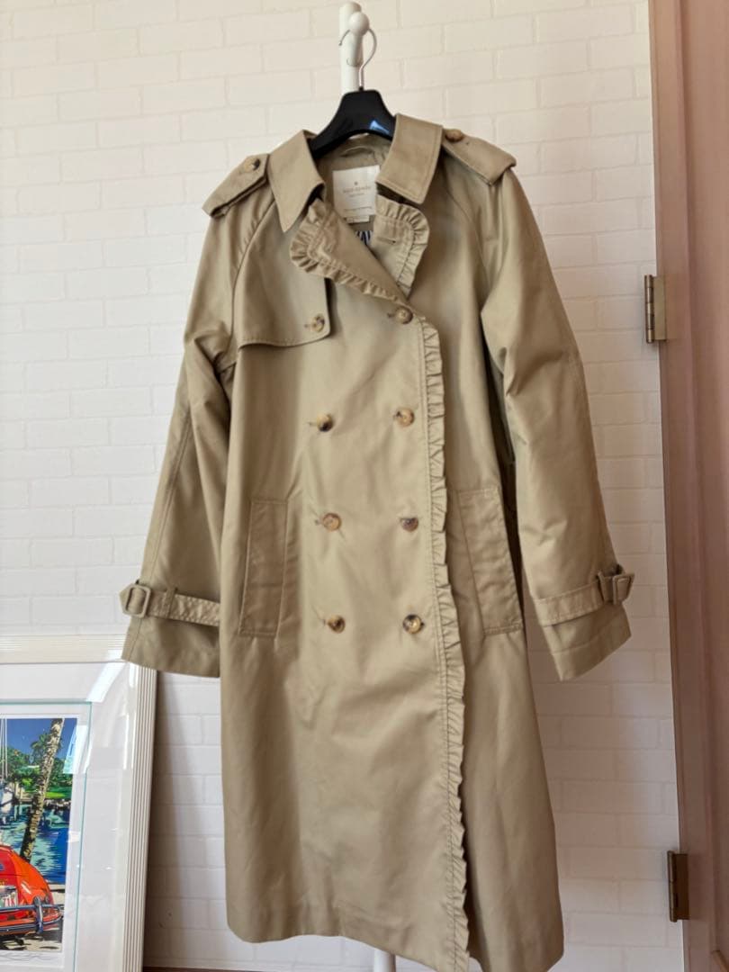 kate spade トレンチコート ベージュ