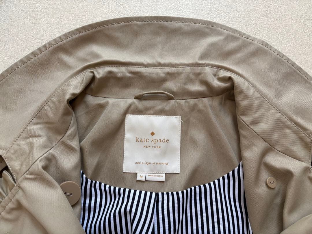 kate spade トレンチコート ベージュ