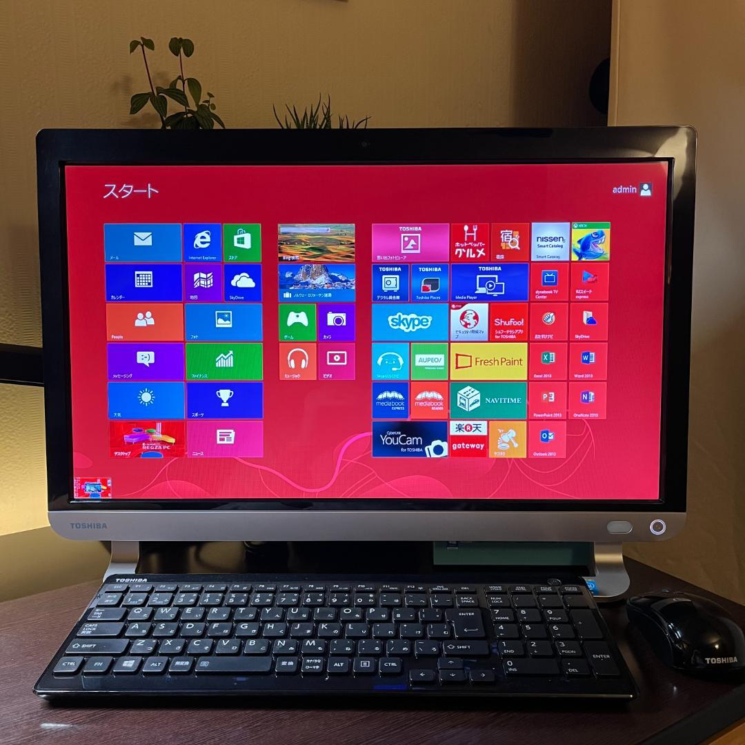 Windowsデスクトップ TOSHIBA REGZA dynabook PC D713/T3JB