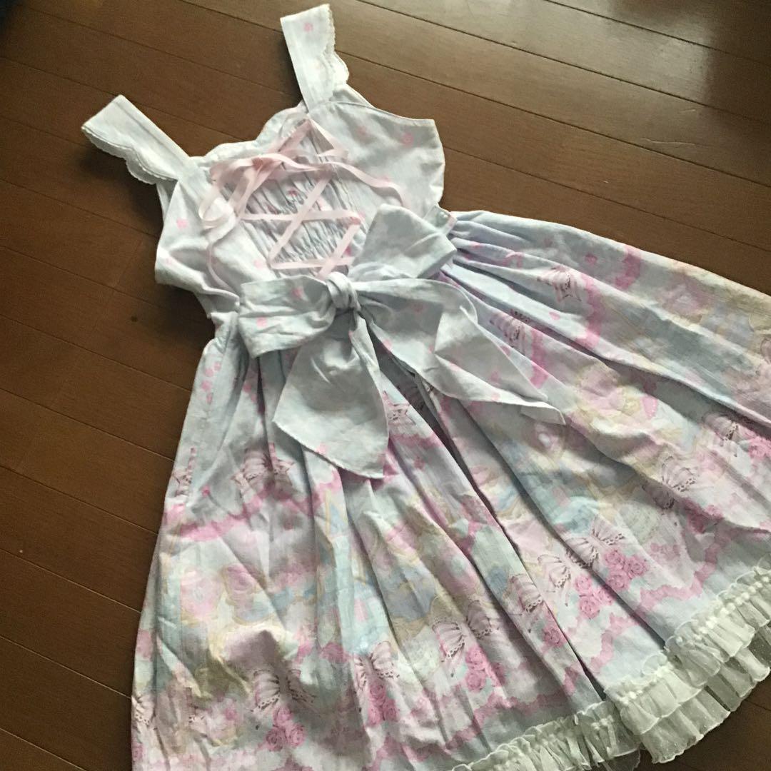 BABY THE STARS SHIN BRIGHT リボン レース ひざ丈