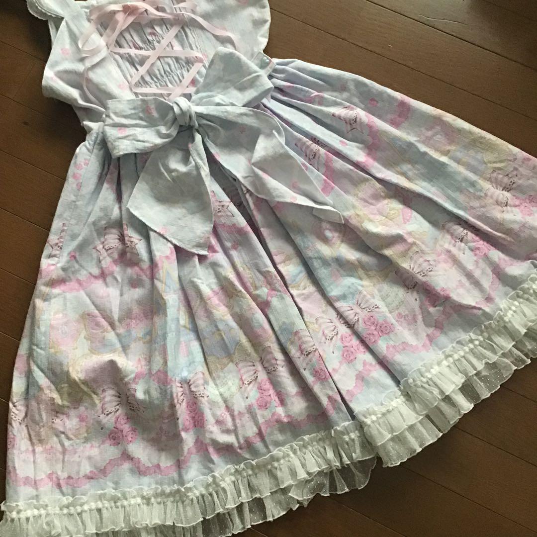BABY THE STARS SHIN BRIGHT リボン レース ひざ丈