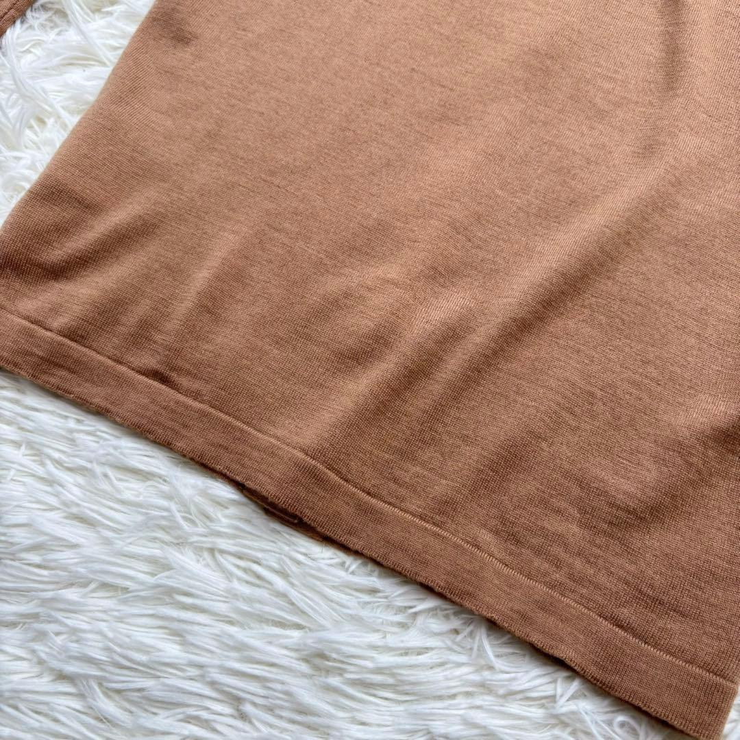 英国製　ジョンスメドレー　ケーブル編みカーディガン pure new wool