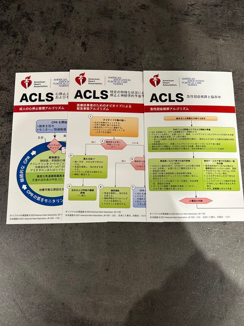 ACLS 二次救命処置 プロバイダーマニュアル　裁断済み