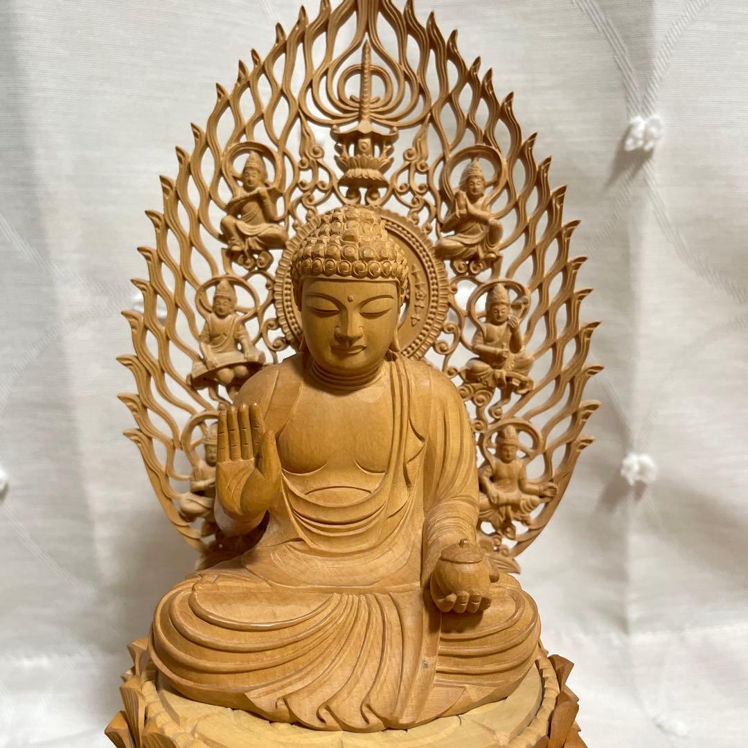 江戸（倉庫）　如来　仏像　木彫り