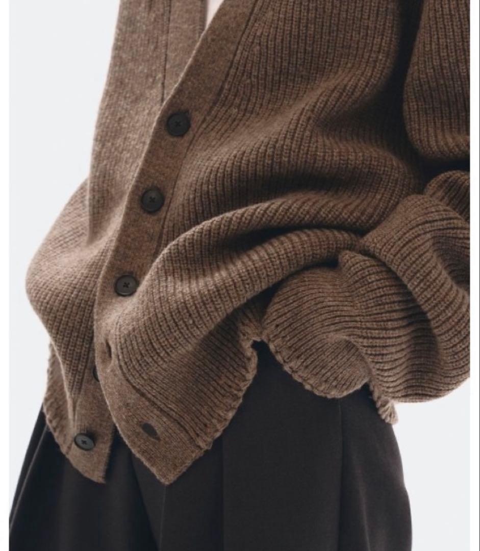 【TODAYFUL】Wool Ribknit Cardigan