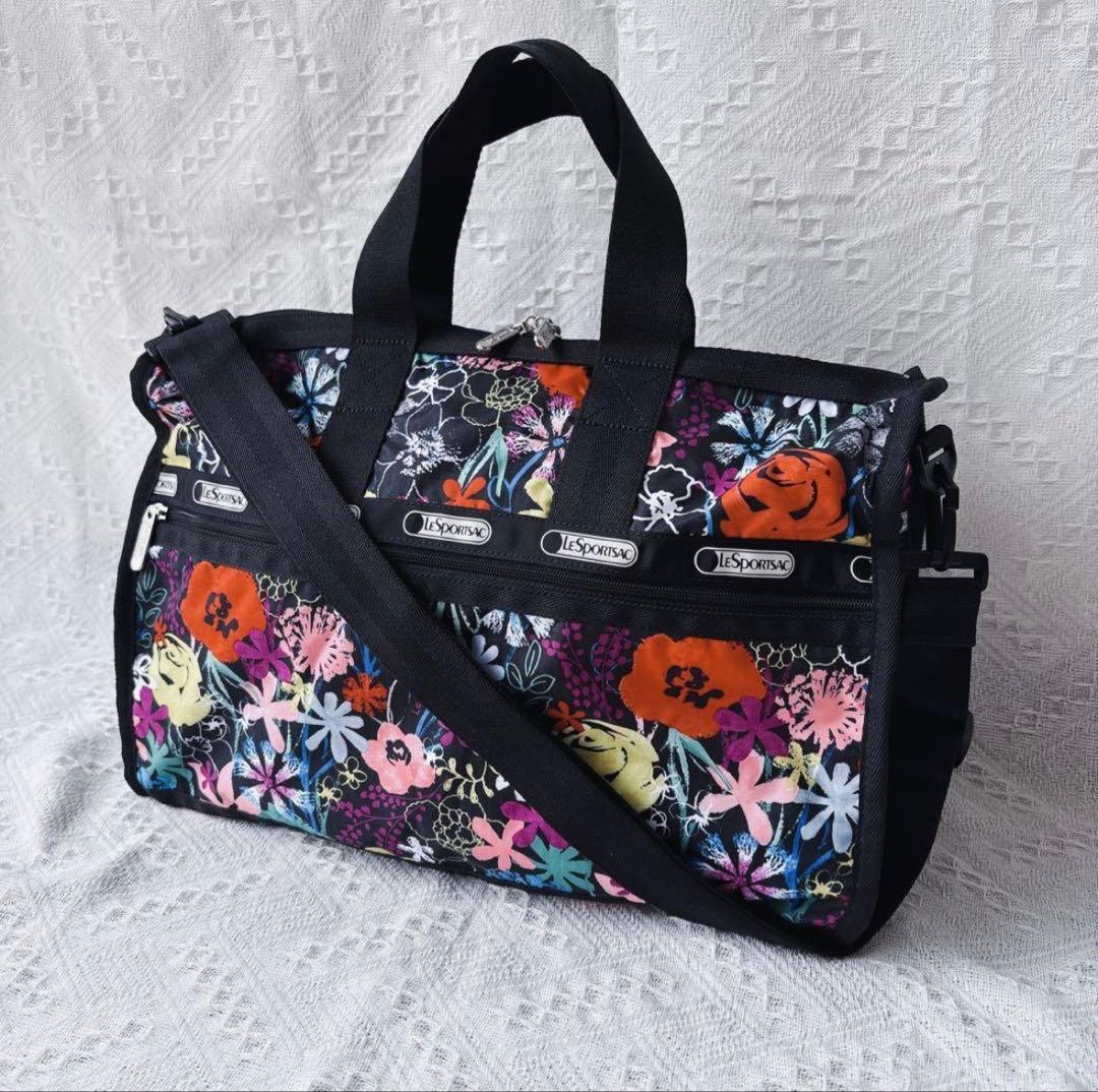 LeSportsac 花柄　2way バッグ　ポーチ付き　★新品