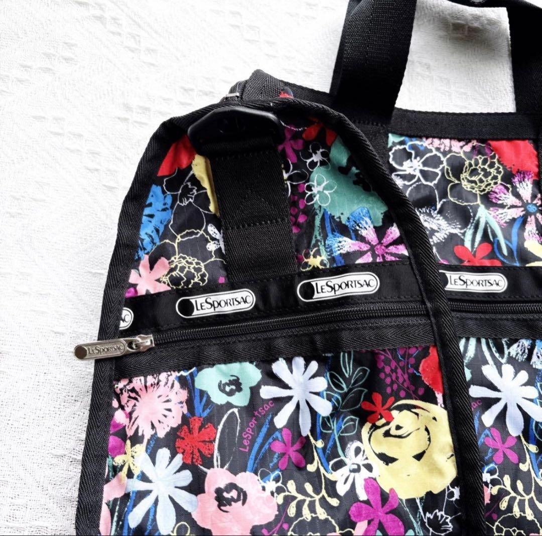 LeSportsac 花柄　2way バッグ　ポーチ付き　★新品