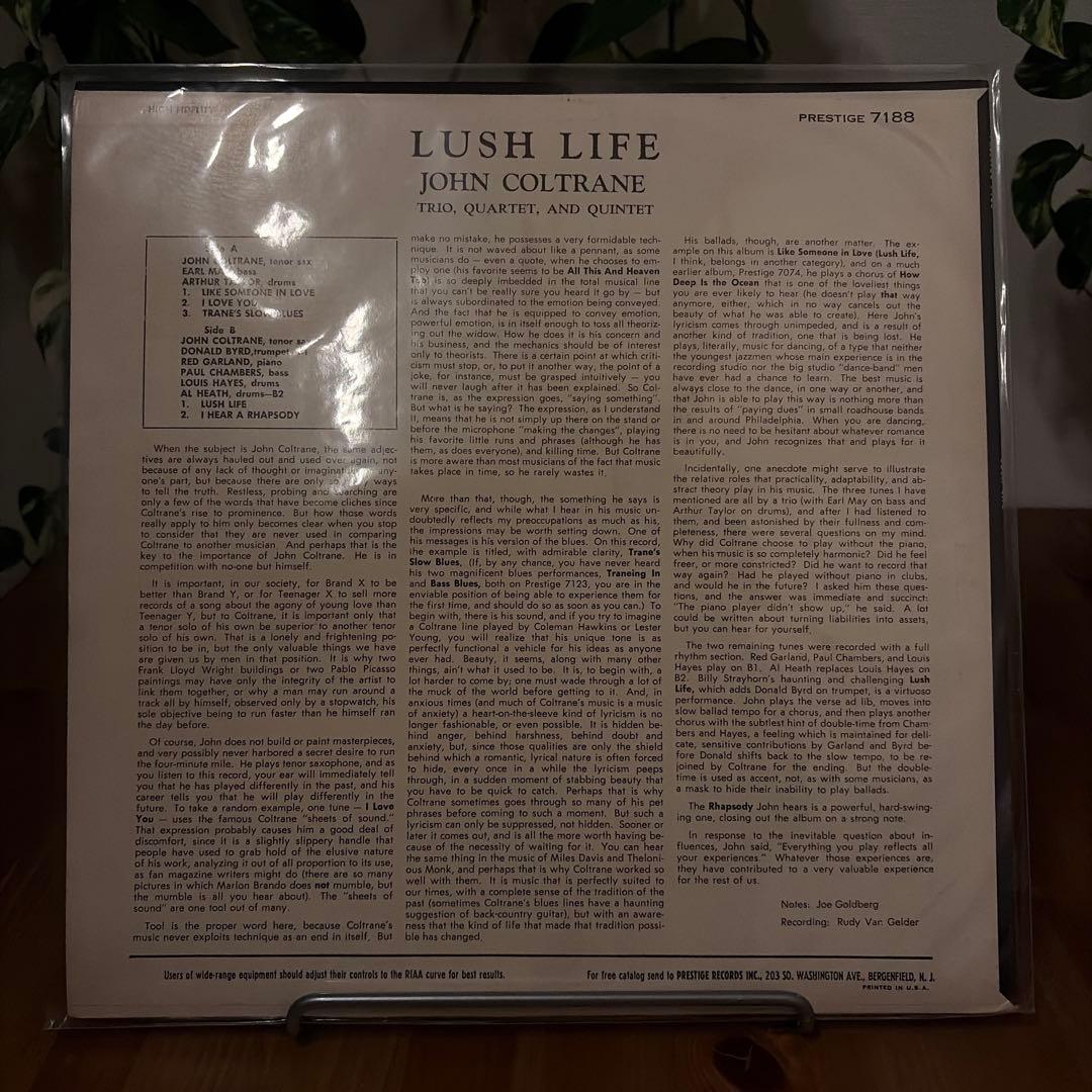 John Coltrane Lush Life US盤