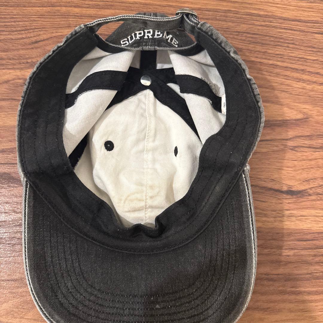 Supreme 黒キャップ Sロゴ