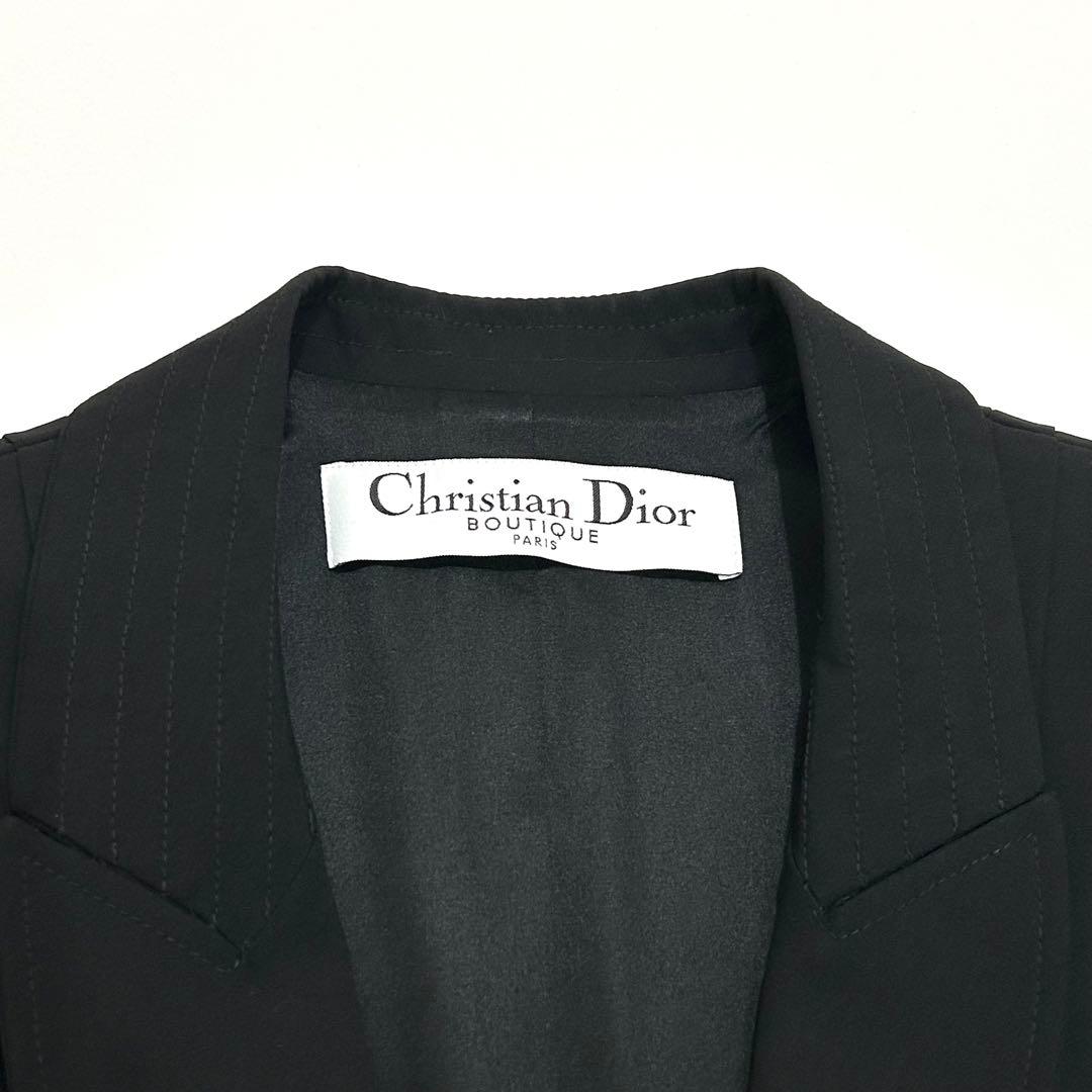 Dior ディオール ガリアーノ期 テーラードジャケット ブラック 38
