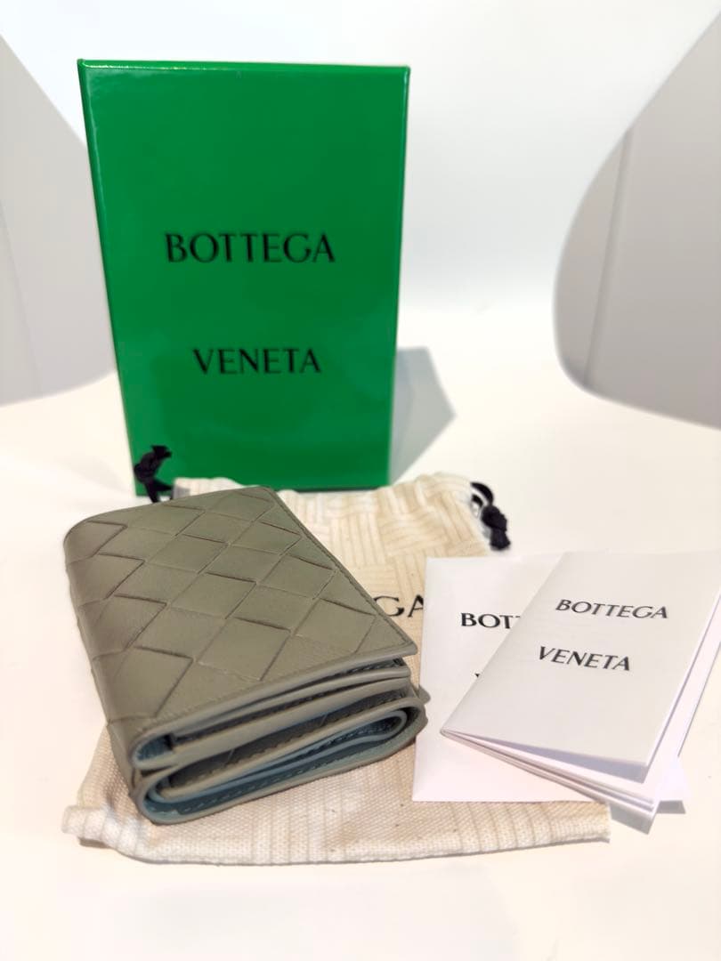 ボッテガ BOTTEGA VENETA 三つ折り財布 中古品 イントレチャート