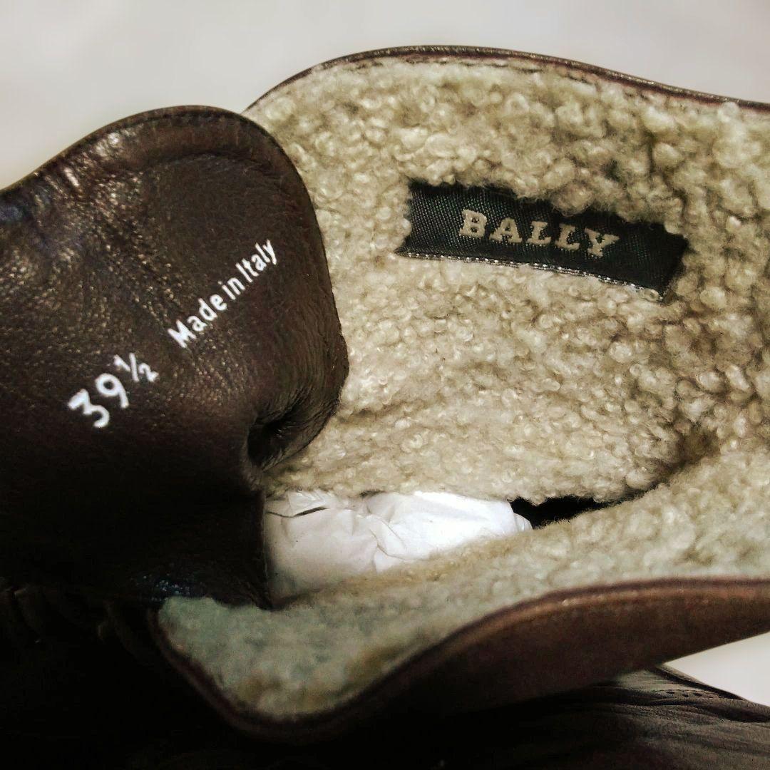 BALLY　ヴィンテージ編み上げショートブーツ　39.5