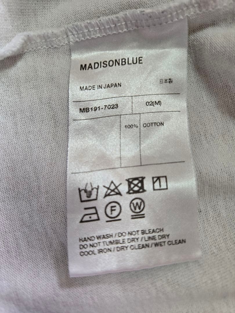 マディソンブルー バックロゴ ポケット Tシャツ