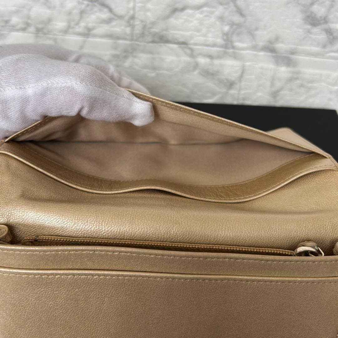 セール　シャネル CHANEL カメリア ラムスキン 財布　ココマーク　ピンク