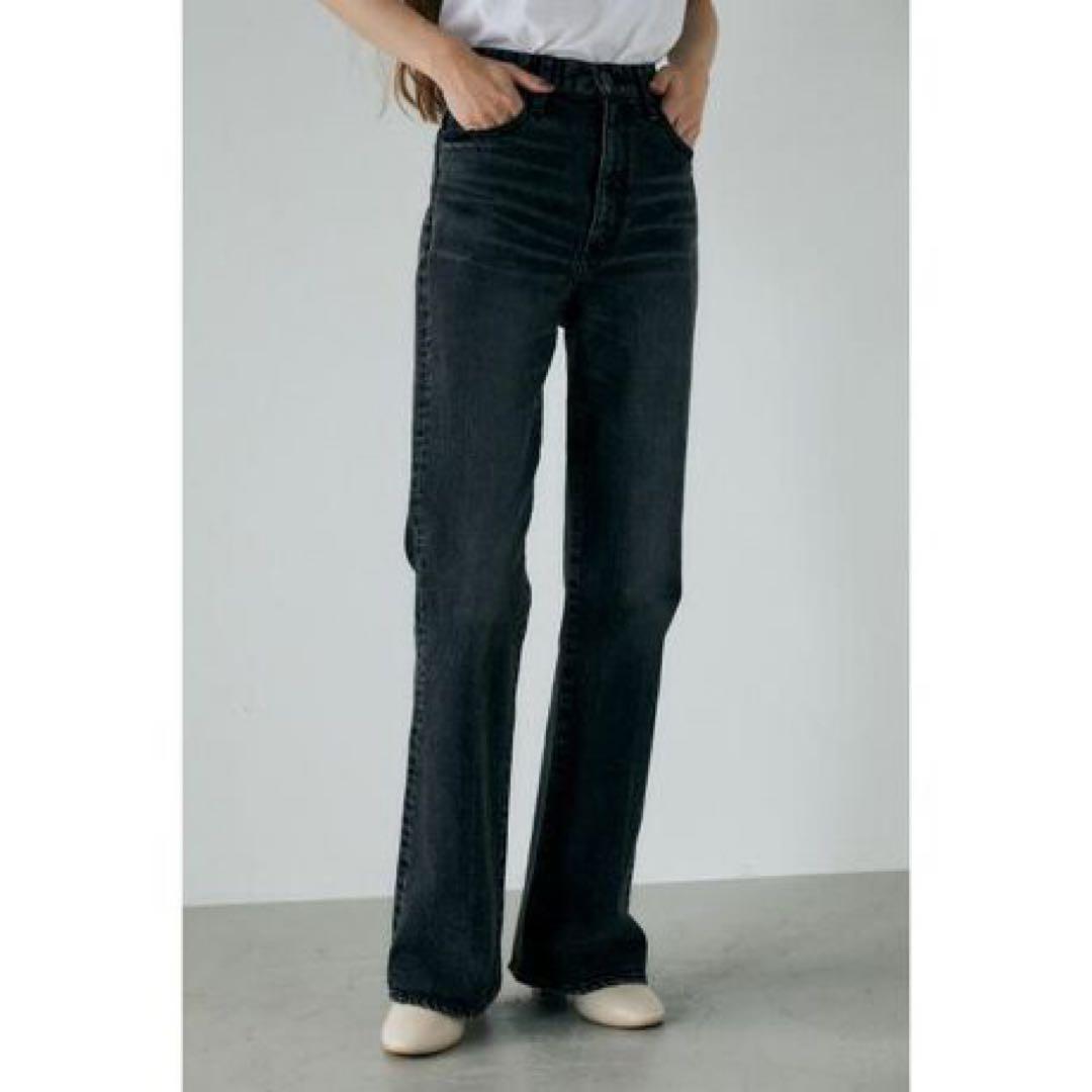 MOUSSY MVS BLACK FLARE(L) 27ロング フレアデニム