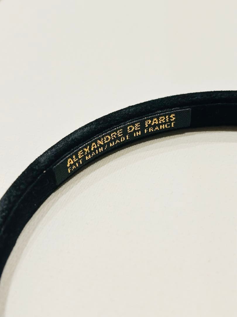 Alexandre de Paris ブラックヘアバンド