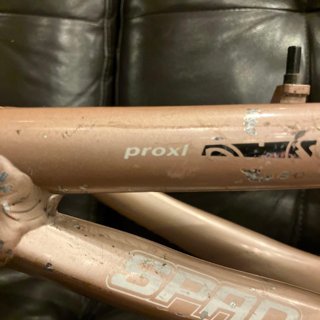 SPADフレームPRO XLピンクBMXレーサー