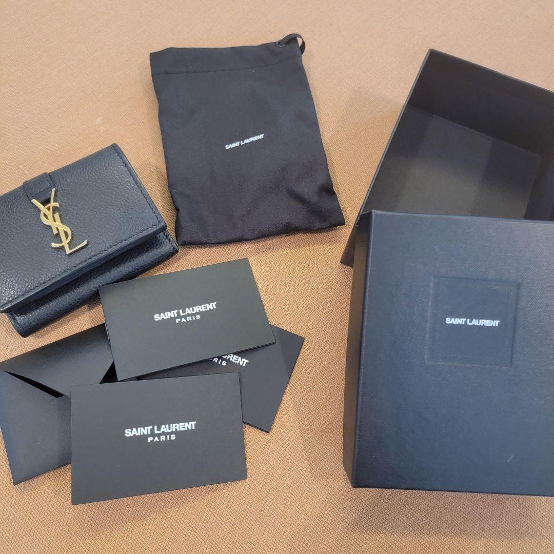 SAINTLAURENT　モノグラムオリガミタイニーウォレット