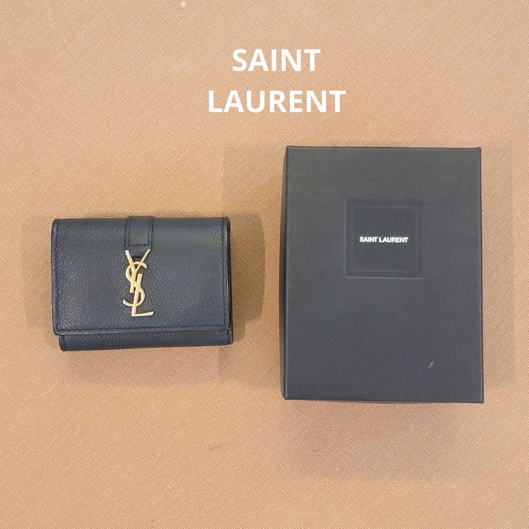 SAINTLAURENT　モノグラムオリガミタイニーウォレット