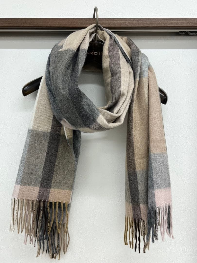 新品 BEGG x CO ベグアンドコー カシミア チェック ストール 大判