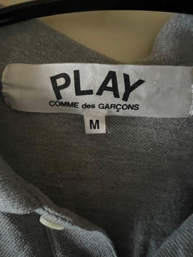 コムデギャルソン PLAY プレイ ハートロゴ ポロシャツ