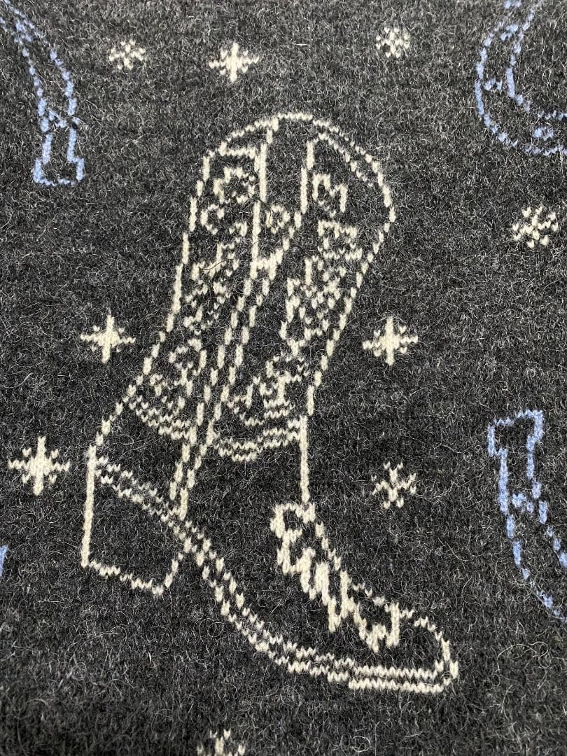 ZARA ジャカードニットボタンカーディガン S 馬柄セーター