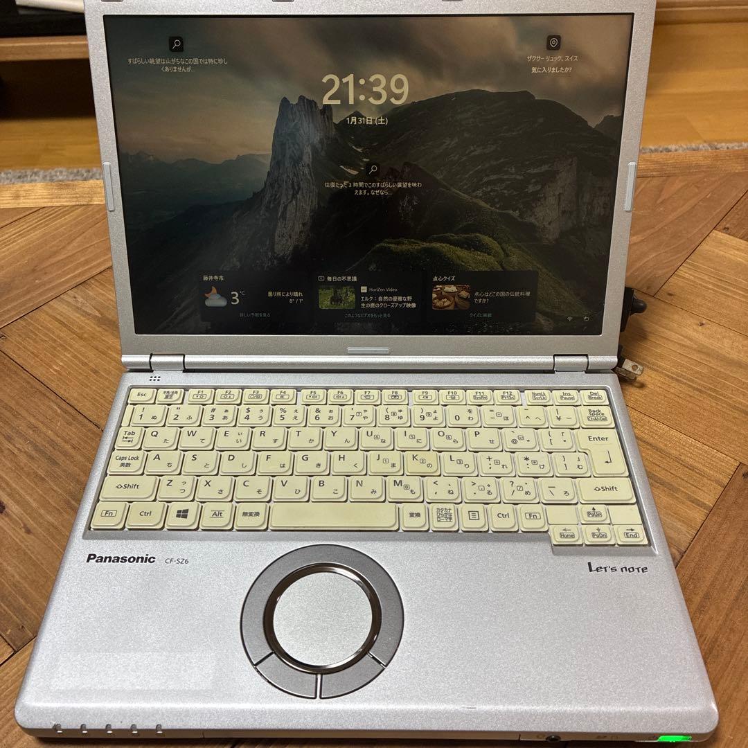 Windowsノート本体 let's note CF-SZ6
