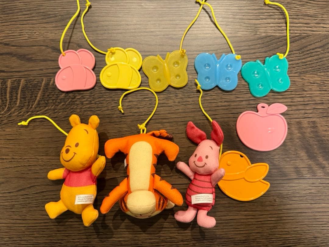 【美品】プーメリー くまのプーさん　えらべる回転6wayジムにへんしんメリー