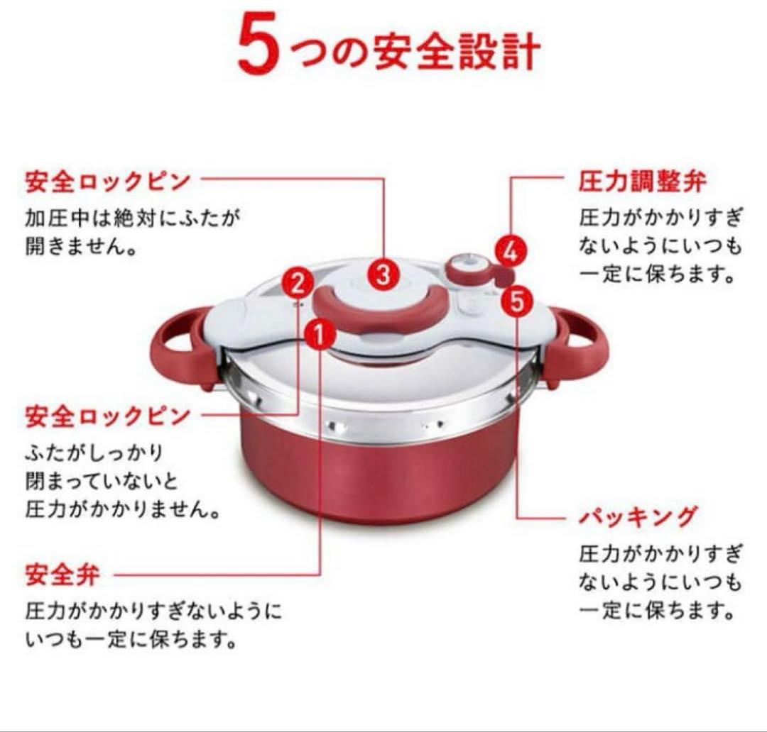 T-fal 圧力鍋 クリプソミニット デュオ 2〜4人用