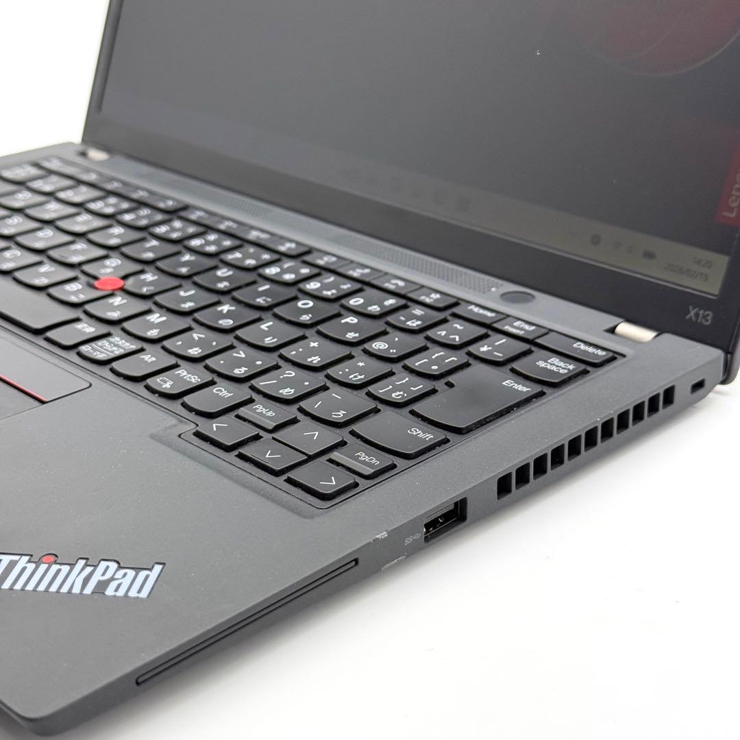 美品 ThinkPad X13 11世代i5 16GB SSD512 テストSS
