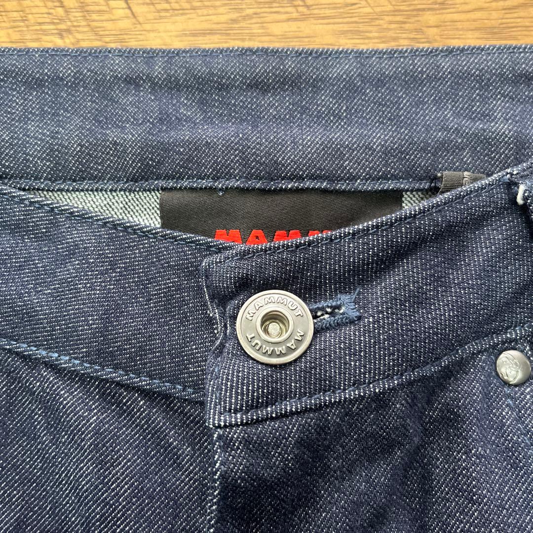 mammut マムート　デニムパンツ　サイズS 濃紺デニム