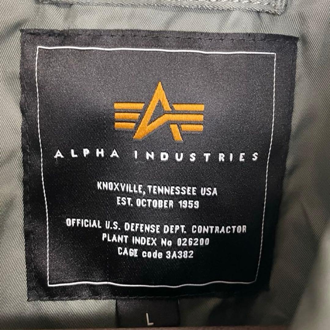 【希少Lサイズ】ALPHA CWU-36P フライトジャケット カーキ