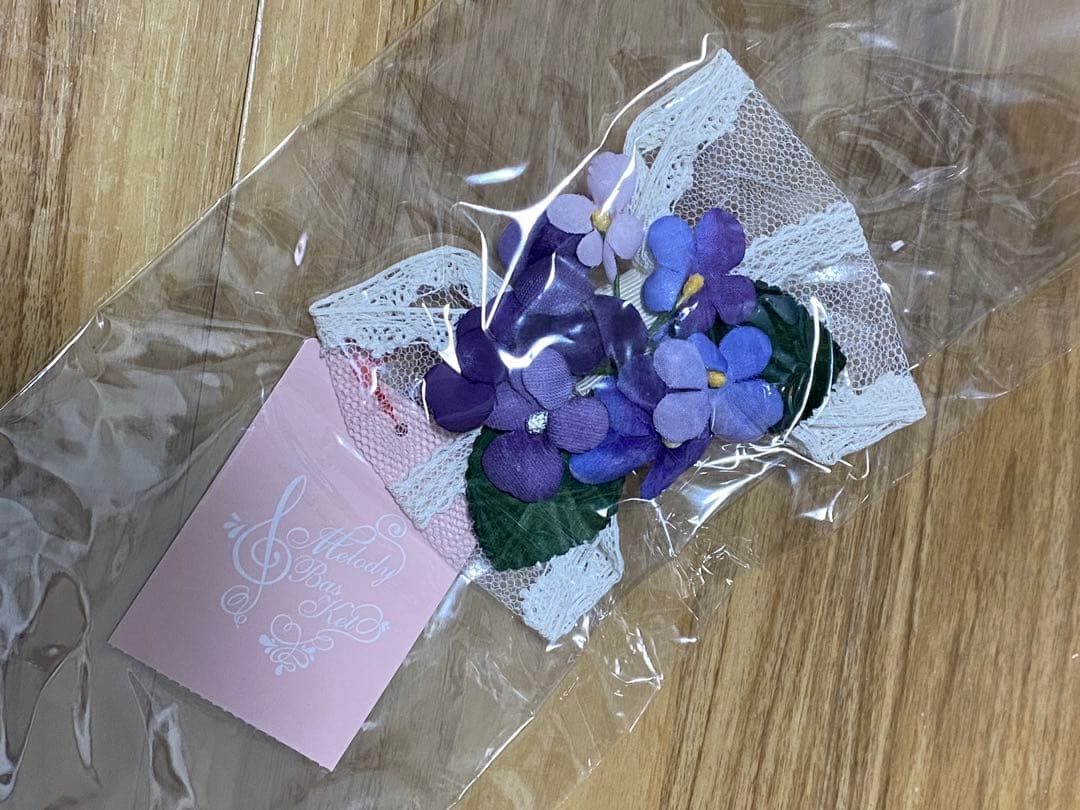 ひなこ Violet lace ヨーク切替ワンピース